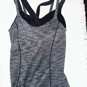 Lululemon Athletica Black Strappy Tank Top